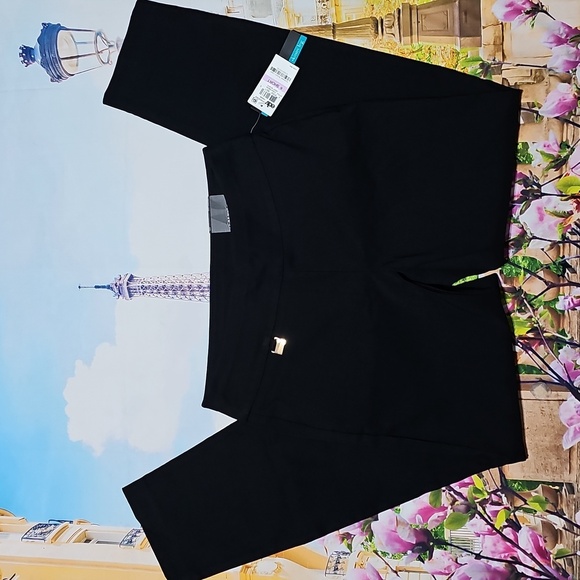 Alfani Skinny Leg Black Tummy Control Pants Size 6S Short NWT - Picture 2 of 7
